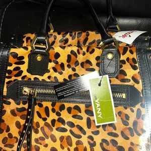 Oryany satchel with real Cow Hide hair brand new with tags